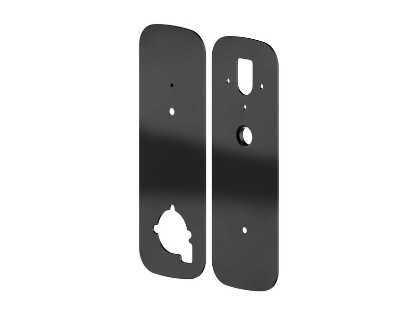 Lockly Smart Door Lock Cover Plate, Accessory for Lockly Smart Locks, Rust-Proof Stainless Steel for Hole Filler Plate - Matte Black (PGA006MB) - Image 3